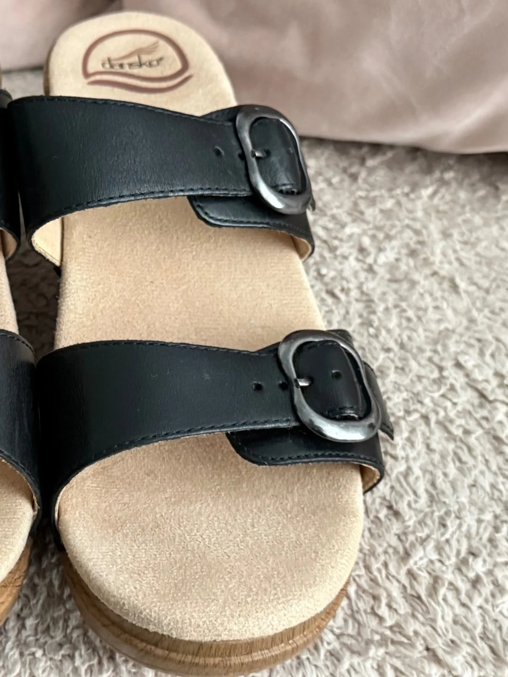 Dansko Sophie Sandal size 39 Black